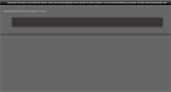 Desktop Screenshot of makingchildtherapywork.com
